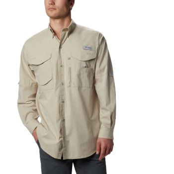 Columbia PFG Bonehead Long Sleeve Big, Camisa Kaki Para Hombre | 978235-QCT